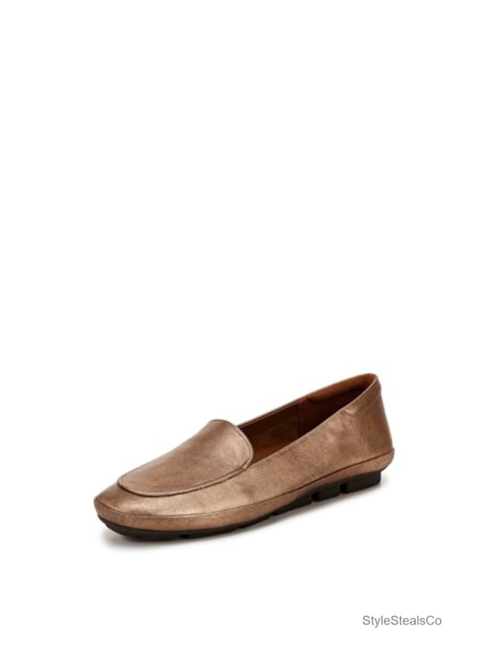 Slip On Driving Loafer Comfort Women's Leather Flat Shoe